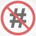 NoHashtags #Oxiallohashtag