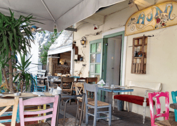 Αυλή: Παρεΐστικη και πολύχρωμη αυλή