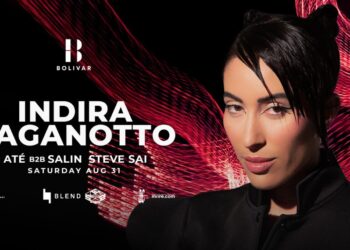 Η Indira Paganotto έρχεται το Σάββατο 31/8 να αναστατώσει το dancefloor του Bolivar Beach Club!