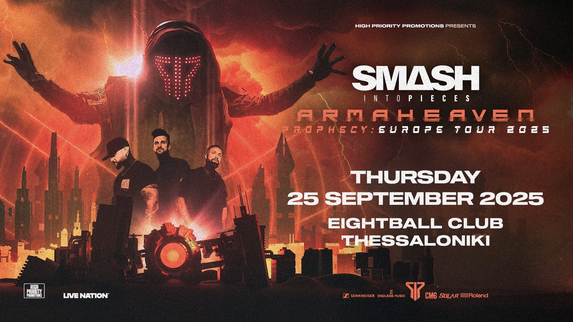Οι SMASH INTO PIECES έρχονται για πρώτη φορά στην Ελλάδα!