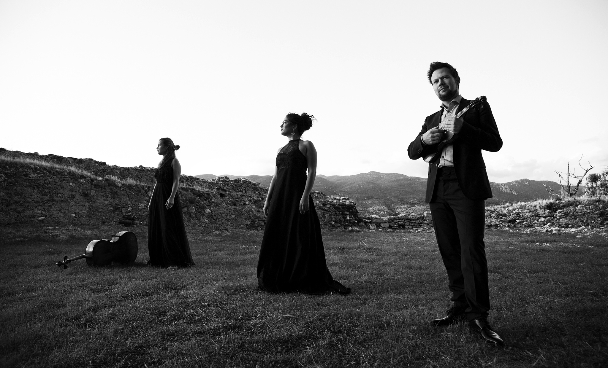 Indira Rahmatulla Alexia Mouza and Felix Froschhammer © Angel Sifontes 10ες Διεθνείς Μουσικές Ημέρες Καλαμάτας | 24 Αυγούστου – 6 Σεπτεμβρίου 2026 