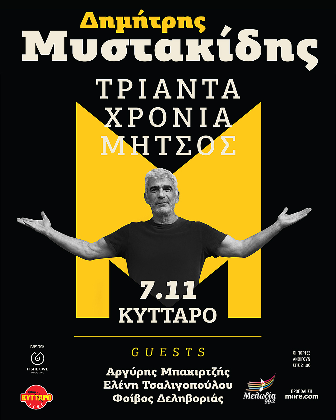 Kyttaro Mistakidis 7 11 2026 Web Poster 1 Δημήτρης Μυστακίδης | «Αν δεν μπορώ μόνος μου, θα πάω με παρέα»